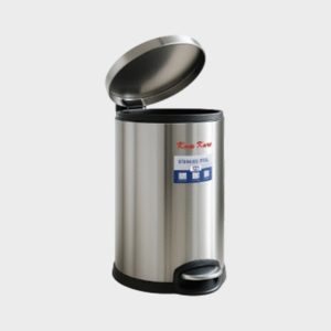 30 Litre Stainless Steel Garbage Bin with Foot Pedal