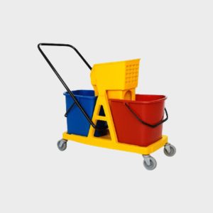 Double Mop Bucket Trolley
